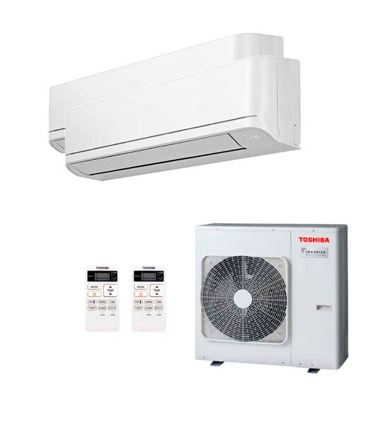 Climatiseur Multi Split Toshiba RAS-3M26G3AVG-E / RAS-B10B2KVG-E2 + RAS-B16B2KVG-E2